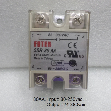 รหัส SMX00016 Solid State Relay 80Amp.มี Input และ Output AA,DD,DA.