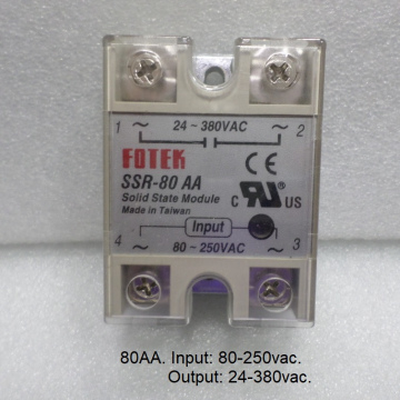 รหัส SMX00016 Solid State Relay 80Amp.มี Input และ Output AA,DD,DA.