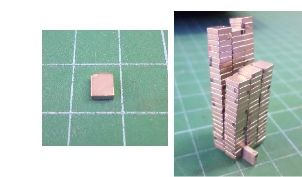 รหัส SMT018 แม่เหล็กแรงสูง รีโอไดเมียม ขนาด กว้าง 4mm.x ยาว 5mm. x หนา 2mm. คลิกดูรายละเอียด>>>