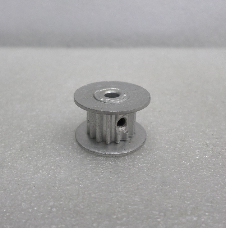 เฟืองสายพาน ร่อง 3mm./15ฟัน ทรงกระบอก รูเพลา 4mm.