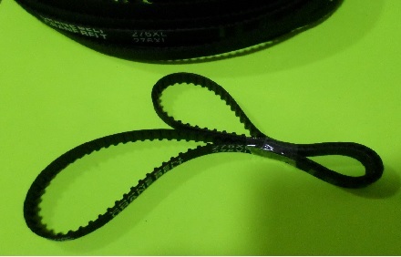 รหัส SGF016 NEW.. สายพานหนัง ร่อง 5mm รุ่น MXL- 276T ยาวรอบวง 70cm. คลิกดูรายละเอียด>>