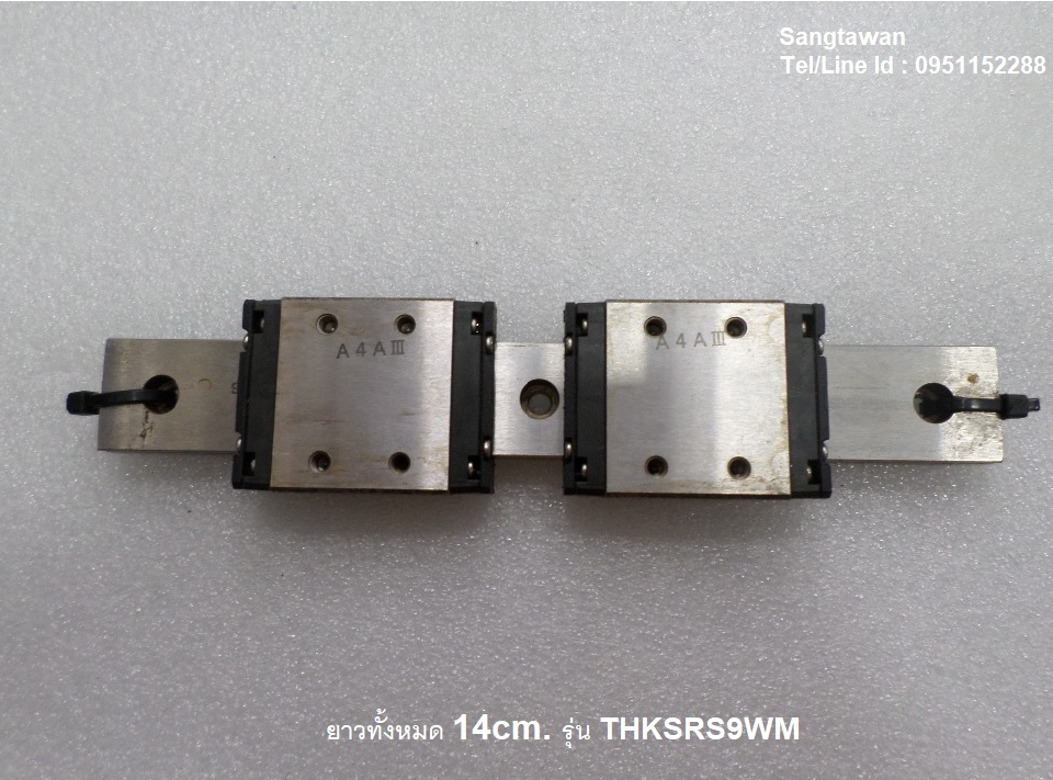 ลิเนียร์สไลด์ รุ่น THKSRS9WM ยาว 14cm. ขอบดำ